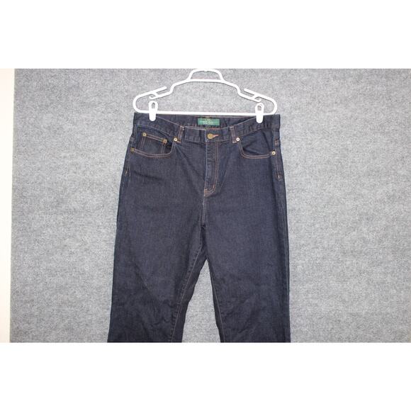 LRL Lauren Jean Co. Ralph Lauen Women's 12 Dark Wash - Picture 2 of 11